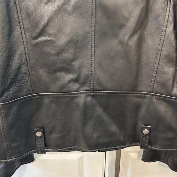 COACH Leather Moto Jacket - Picture 10 of 16